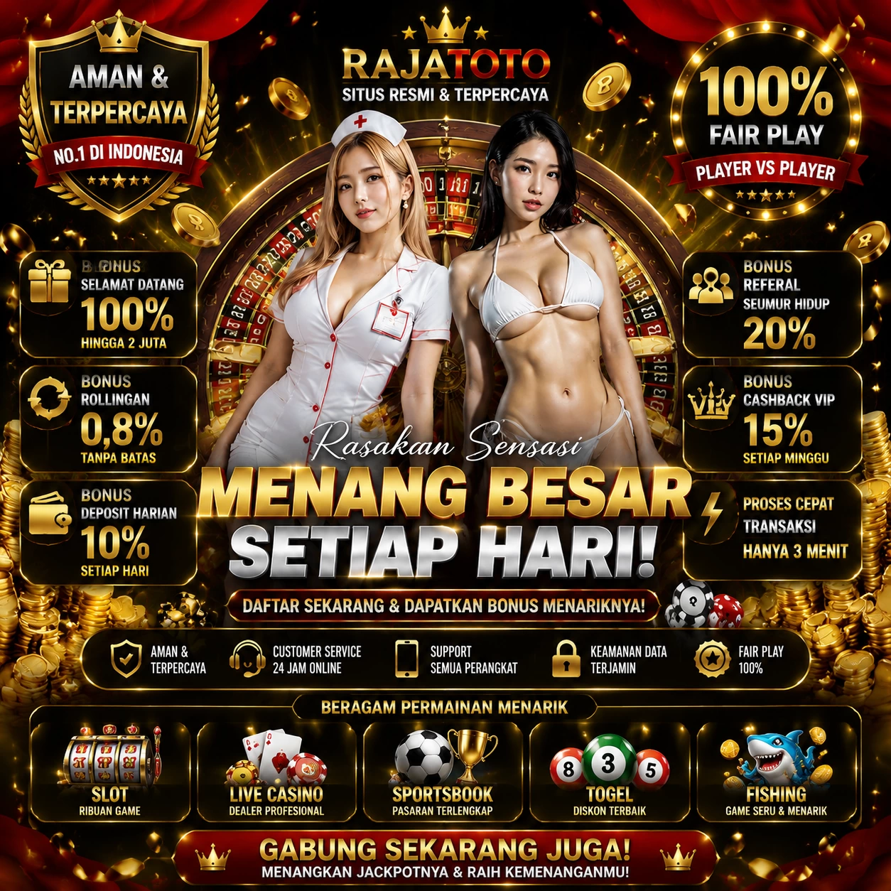 Main g9vipq.com Menang Jackpot Besar