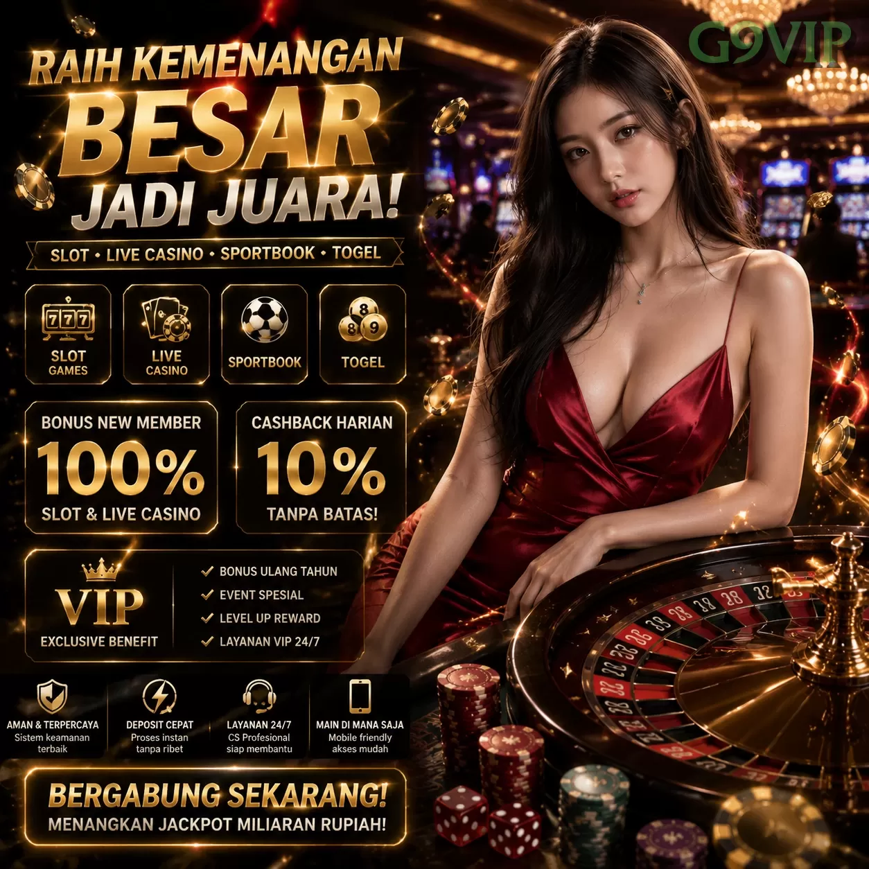 Login g9vip Sekarang Bonus Melimpah